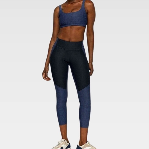New Outdoor Voice Warm-Up 3/4 Two Toned Leggings Size XL - Picture 1 of 9